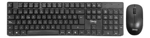 Mouse y teclado inalambrico Dinax DX-COMTC32