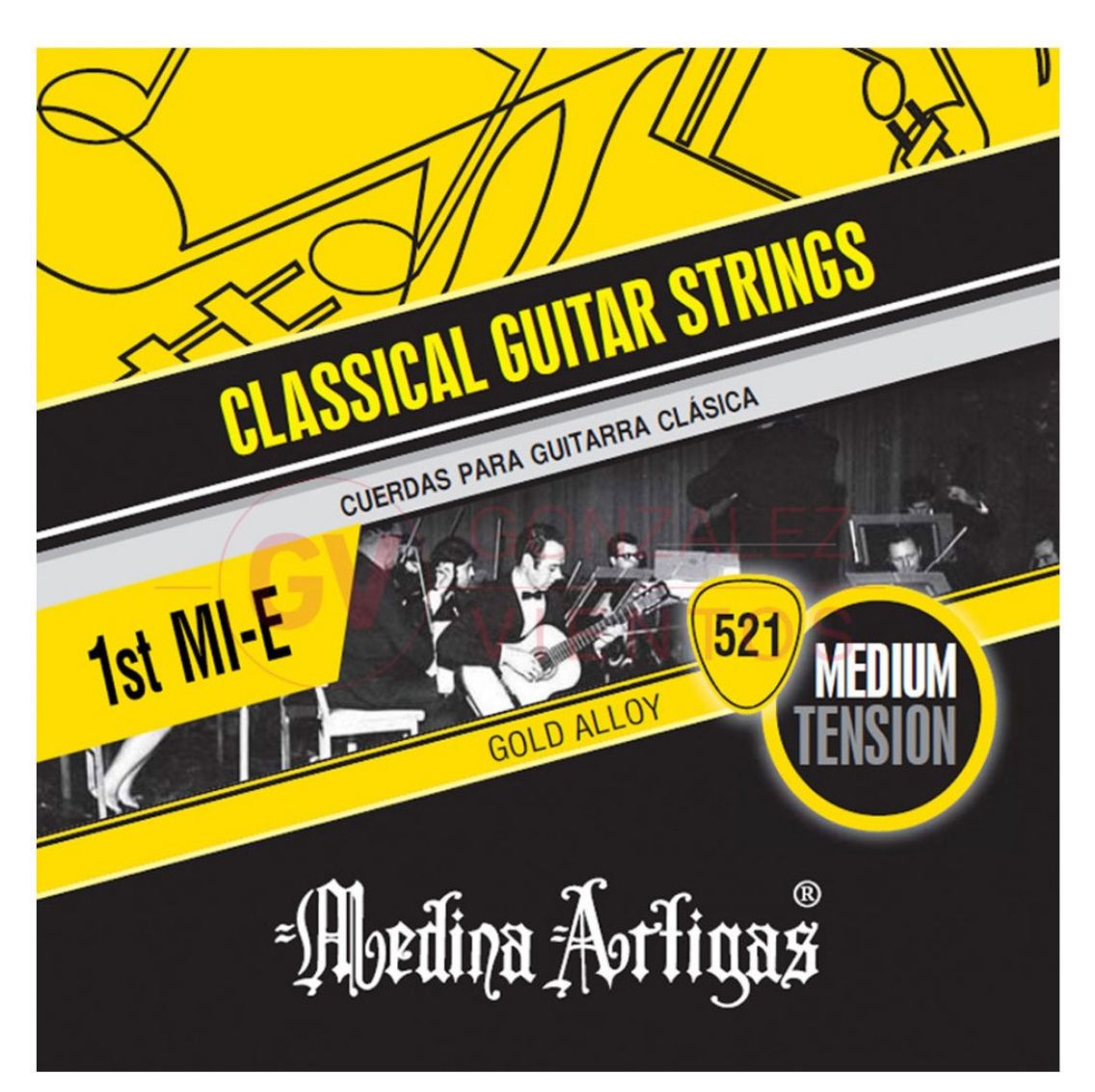 Cuerda suelta Medina Artigas médium tensión 1ra MI-E