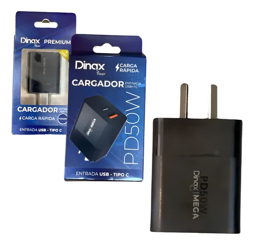 Cargador cabezal Dinax PD50W tipo C 5.1A