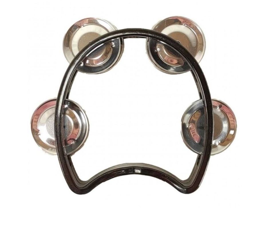 Pandereta para niño 4 sonajas dobles