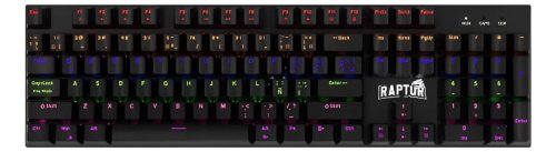 TECLADO GAMER RAPTOR MECANICO M104 RETROILUMINADO