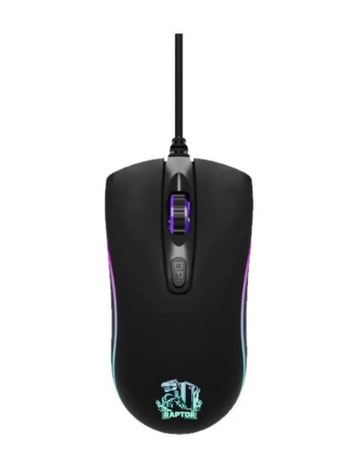 MOUSE GAMER RAPTOR STORM GRIP 4 BOTONES 3600DPI LED