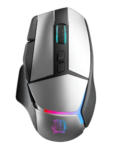 MOUSE GAMER RAPTOR STORM GRIP 9 BOTONES 8000DPI LED