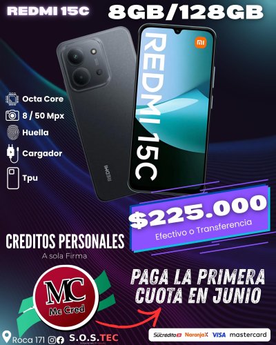 REDMI 15C - 8GB/128GB